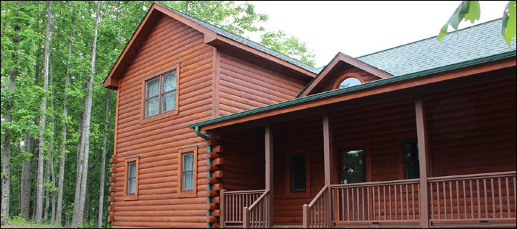 Log Home Staining in Paulding County, Ohio