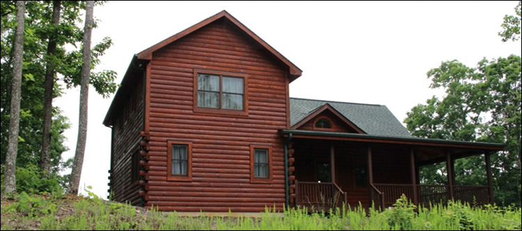 Professional Log Home Borate Application  Paulding County, Ohio